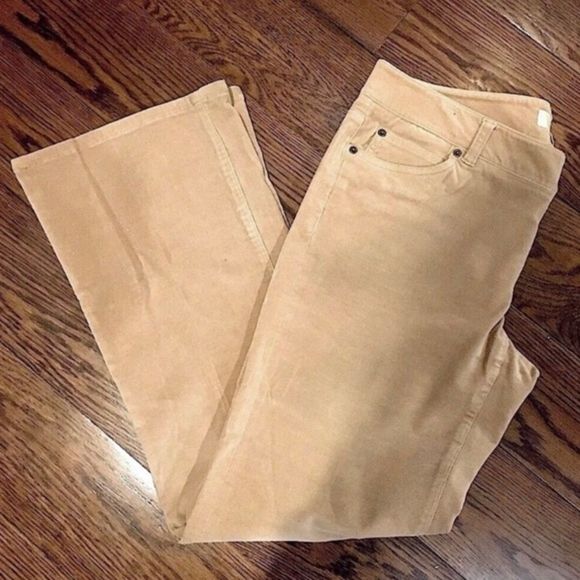 MICHAEL Michael Kors Camel Corduroy Pants Sz 10 - Picture 1 of 7